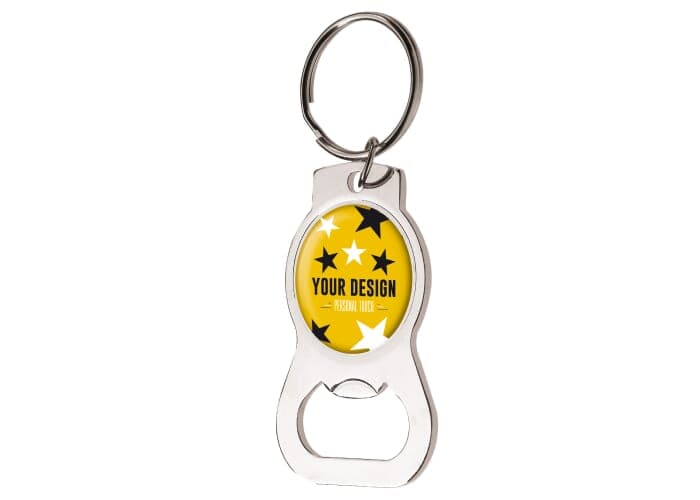 Opener keyring metal Doming 2