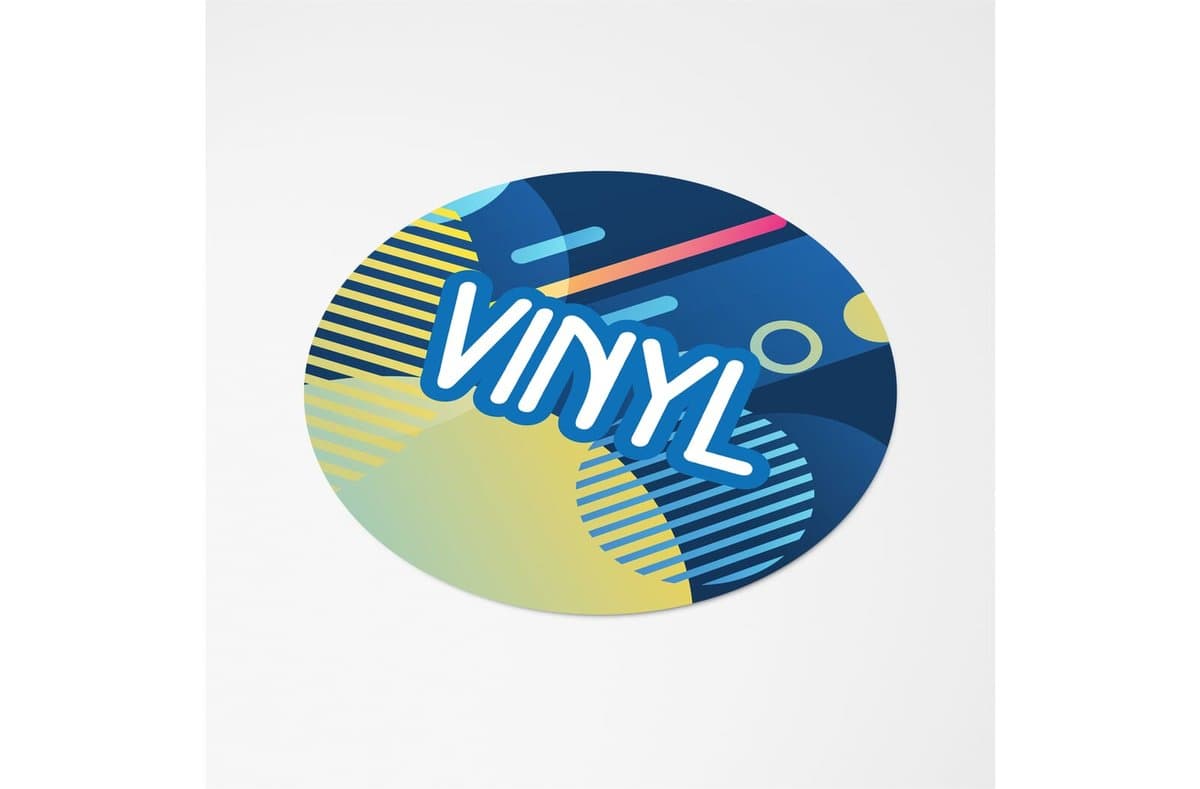 Vinyl Sticker Round Ø 20 mm 3