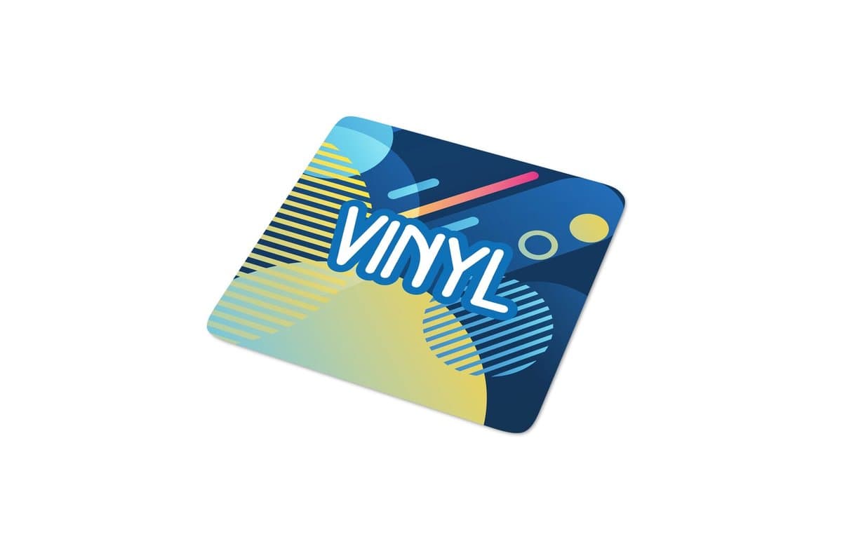 Vinyl Sticker Square 20x20mm 2