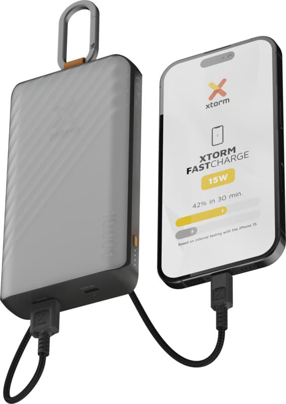 Xtorm XG2S101 Go2 10.000 mAh 15W solar power bank with light  5