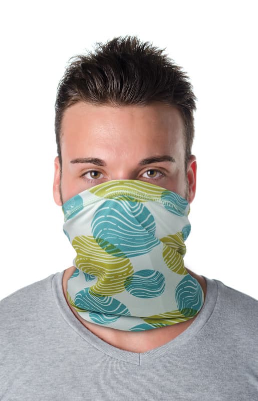Mia sublimation multi-scarf with Coolmax® and hems
