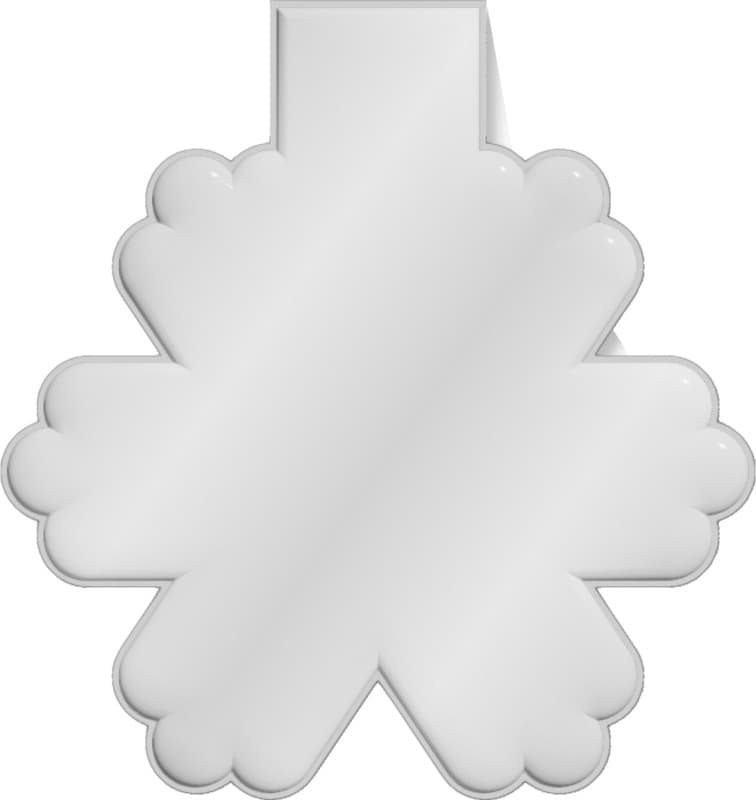RFX™ M-10 snowflake reflective TPU magnet
