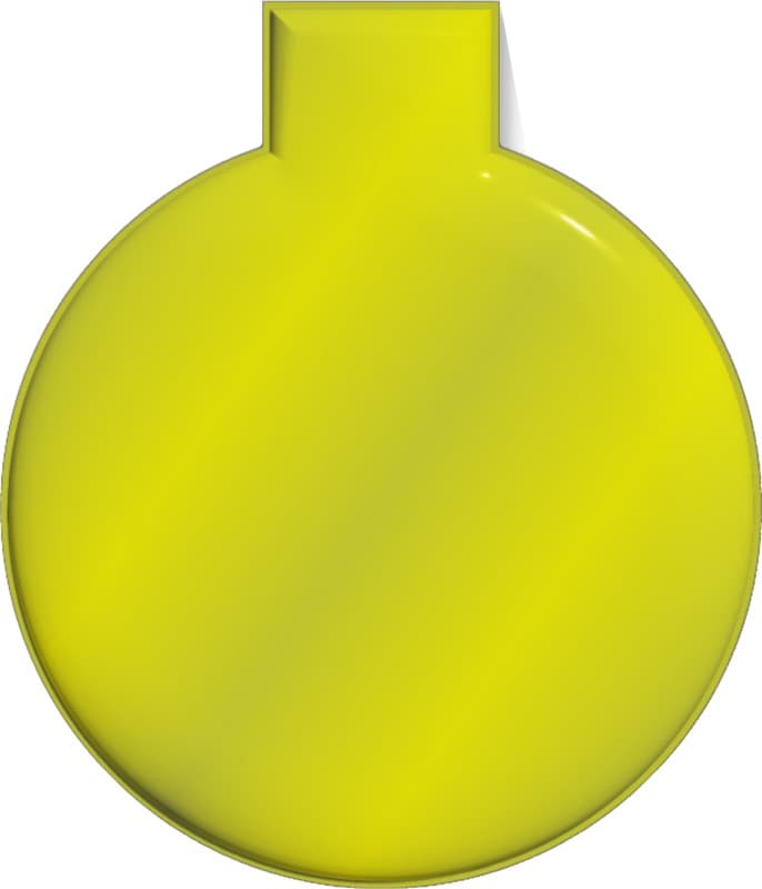 RFX™ M-10 round reflective PVC magnet large 4