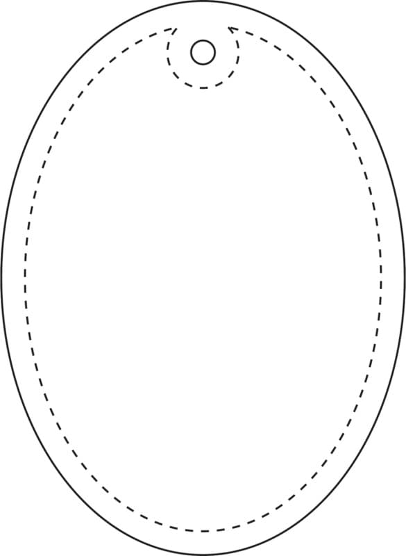 RFX™ H-12 oval reflective TPU hanger 3