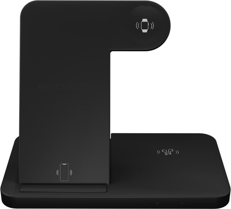 SCX.design W28 3-in-1 wireless charging base with phone stand 2