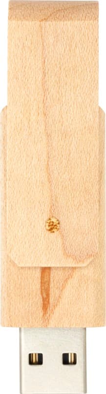 Rotate wooden USB 2