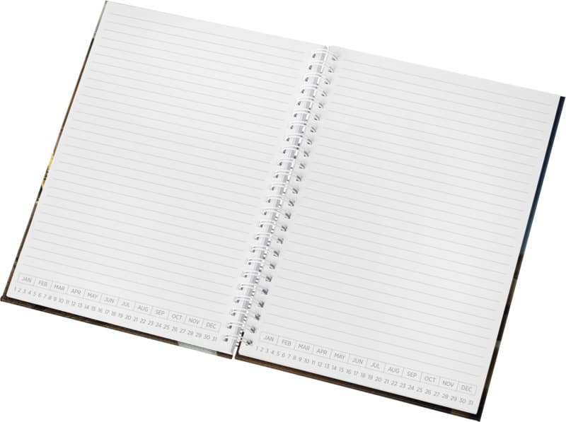 Desk-Mate® A5 hard cover undated diary 4