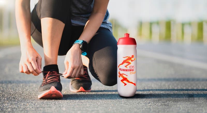 HydroFlex™ Clear 750 ml squeezy sport bottle 4