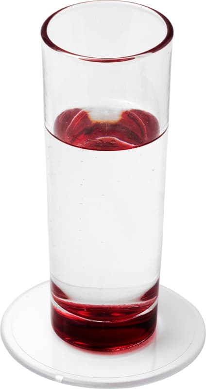 Renzo round plastic coaster 3