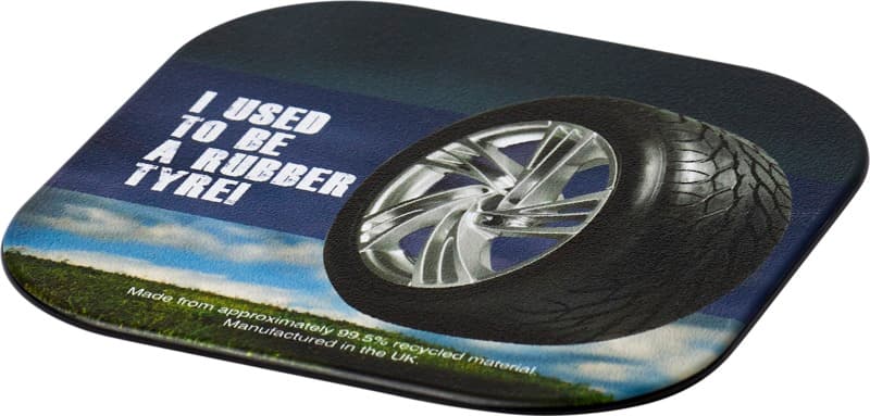 Brite-Mat® square coaster with tyre material 3