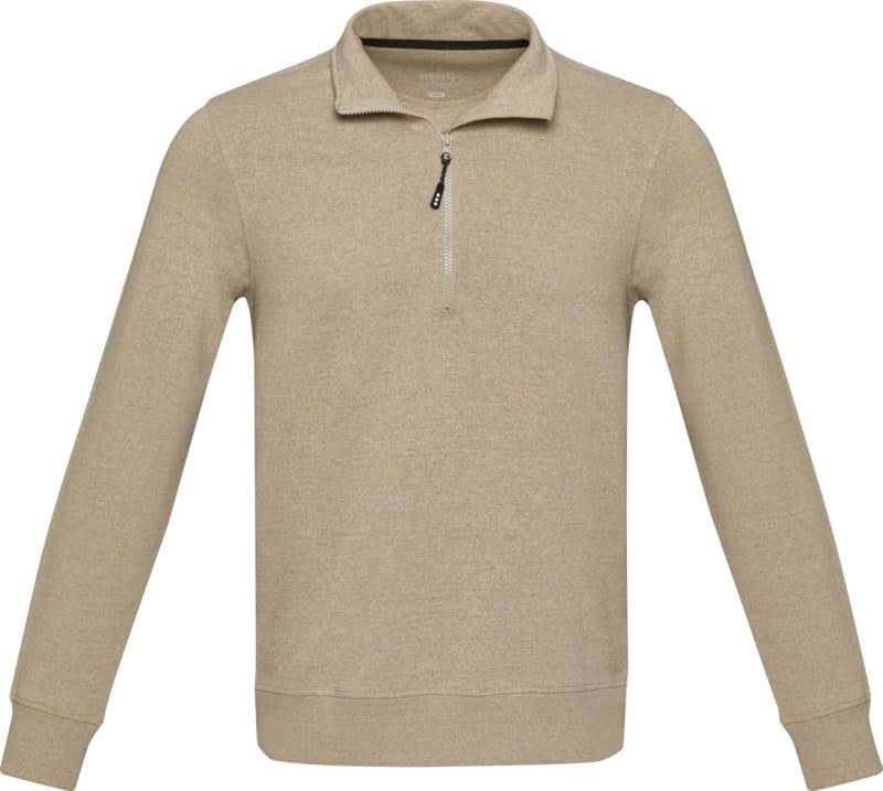 Tin unisex Aware™ recycled quarter zip sweater  2