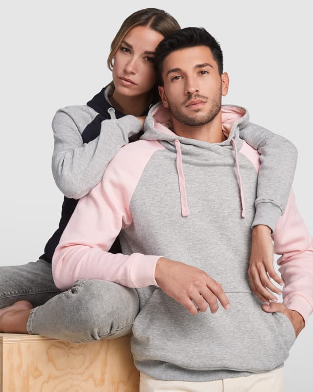 Badet unisex two-tone hoodie 4