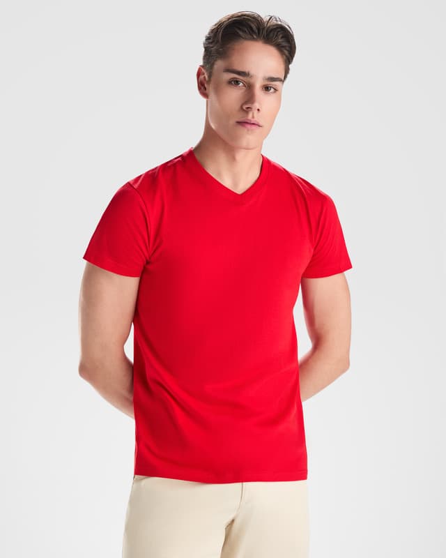 Samoyedo short sleeve men's v-neck t-shirt 3