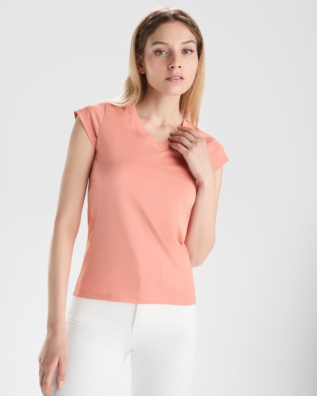 Victoria short sleeve women's v-neck t-shirt 5