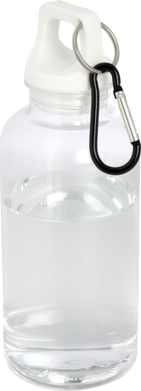 Oregon 400 ml RCS certified recycled plastic water bottle with carabiner