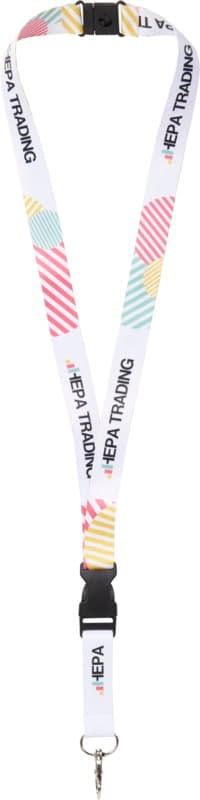 Balta sublimation lanyard with safety breakaway and buckle