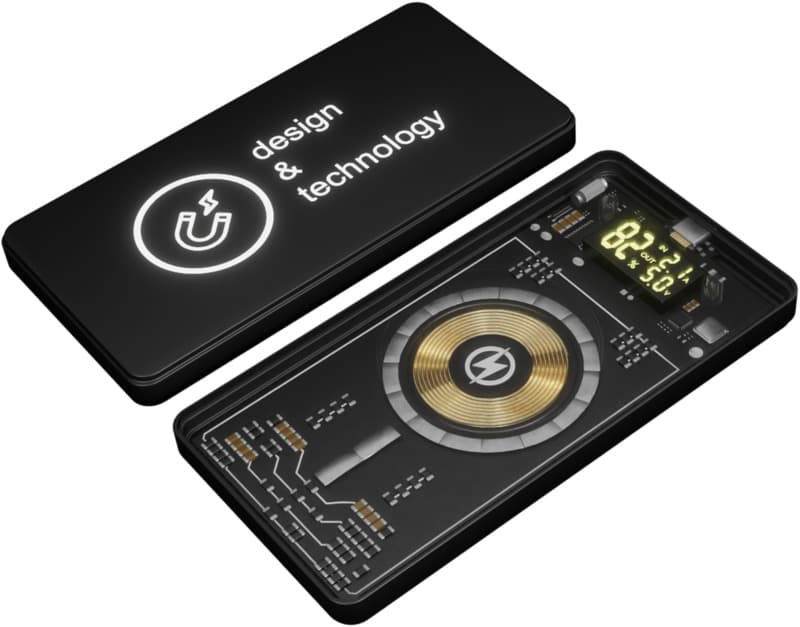 SCX.design P19 5000 mAh 5W magnetic wireless power bank