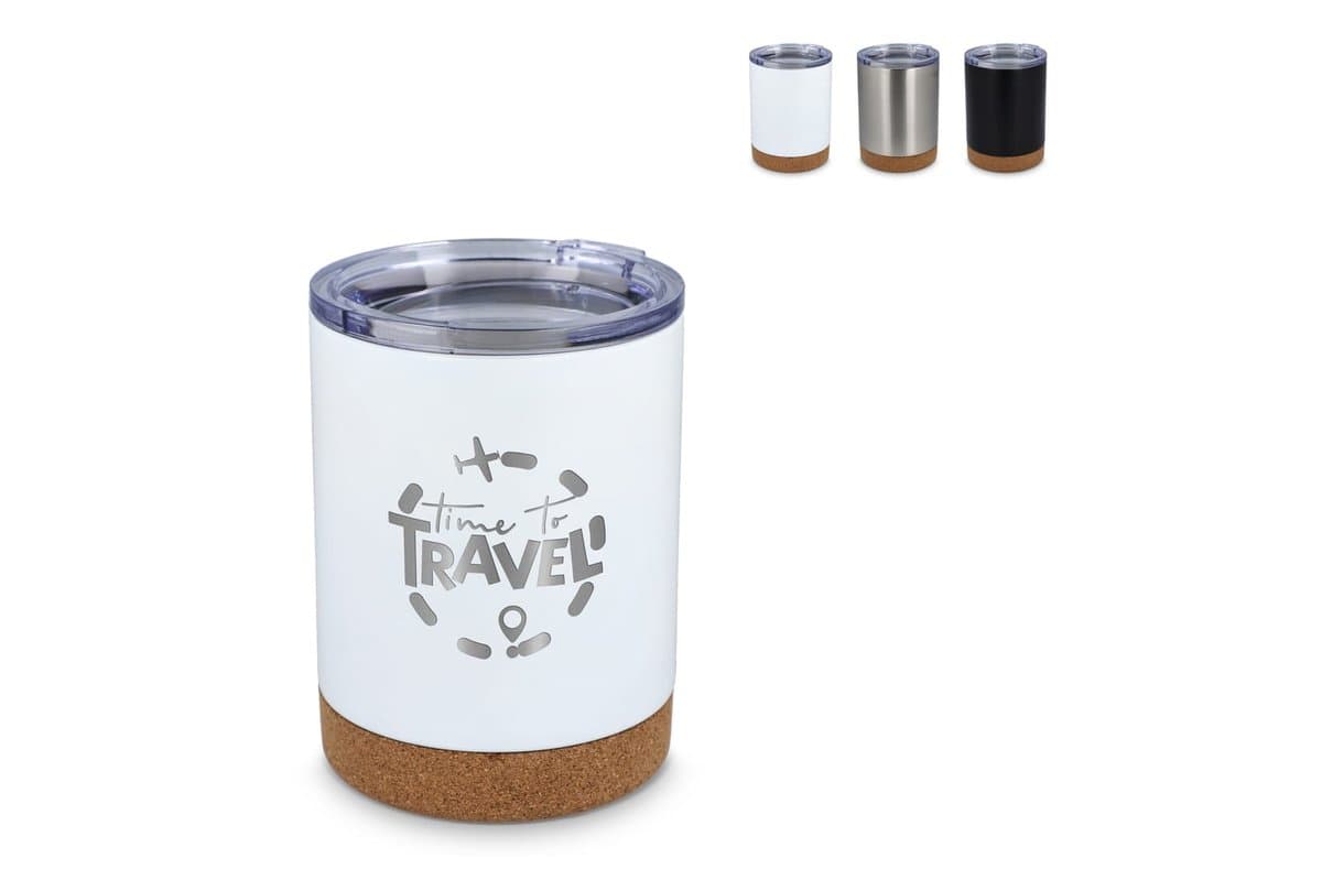 T-ceramic thermo mug with lid Lena 350ml