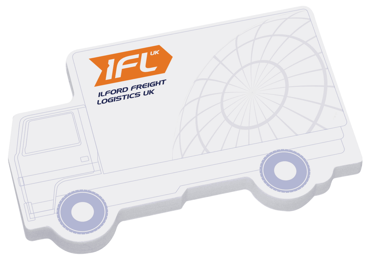 sticky-smart™ shape - 5 x 3" van