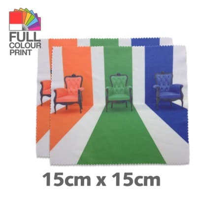 Premium Microfibre Lens Cloth - 15 x 15 cm - 230 GSM