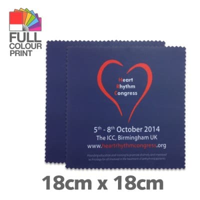 Premium Microfibre Lens Cloth - 18 x 18 cm - 210 GSM