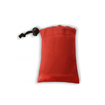 Non Woven Pouch with Lock Toggle - Red