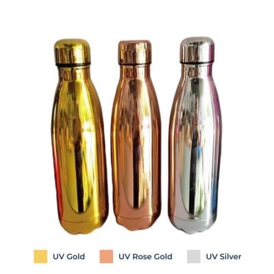 Vibe Capella Metal Bottle - Electroplated UV Silver