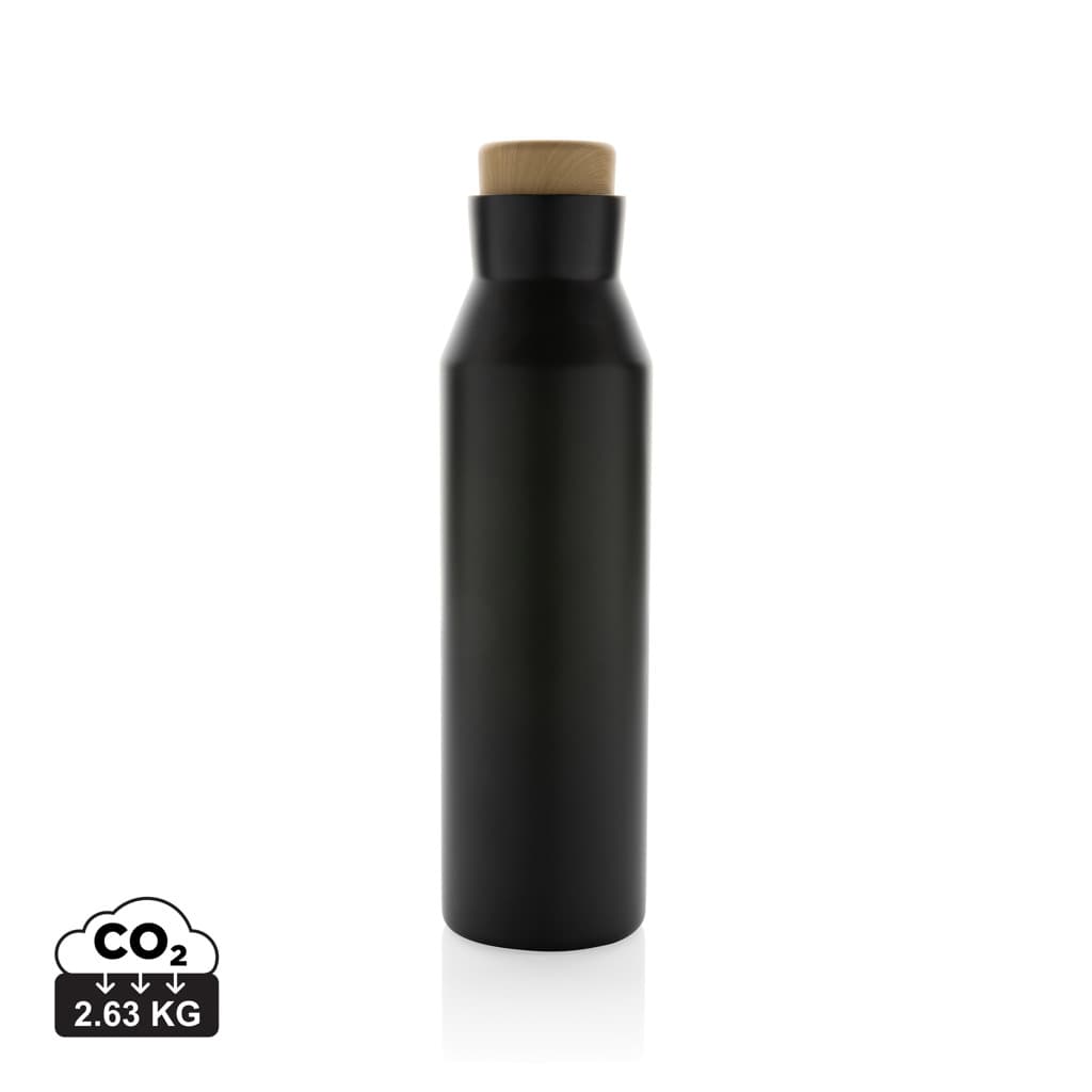 Gaia RCS certified recycled stainless steel vacuum bottle