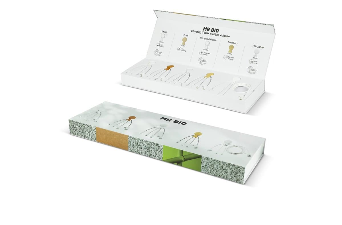 Mr. Bio Charging cable Variety Presentation Box