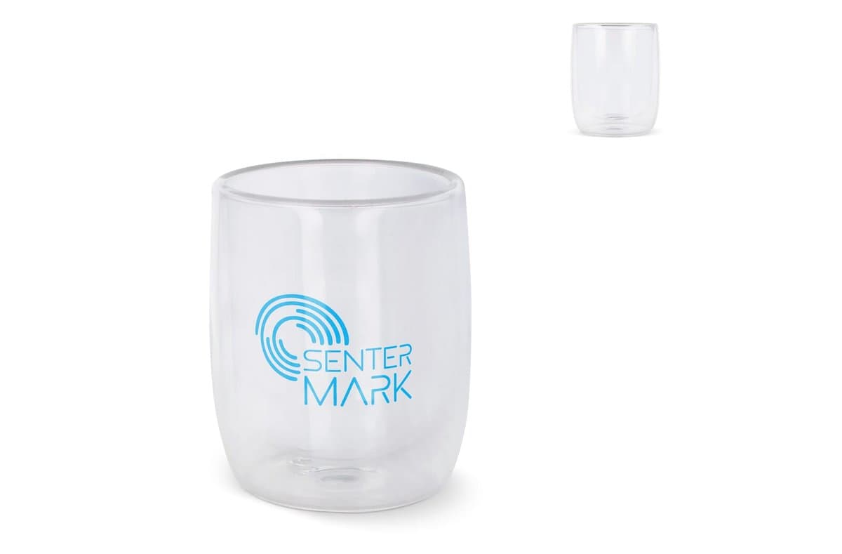 Double wall coffee glass Marian 230 ml
