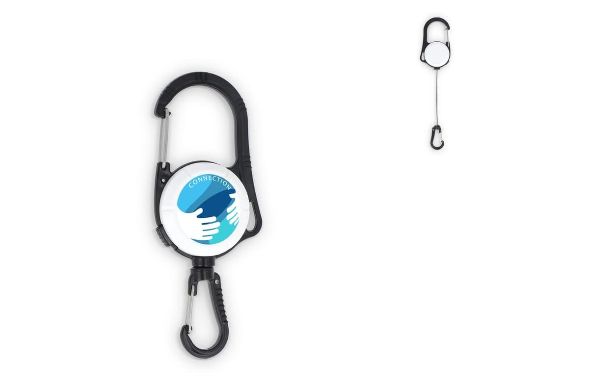 2-Way Carabiner Card Holder