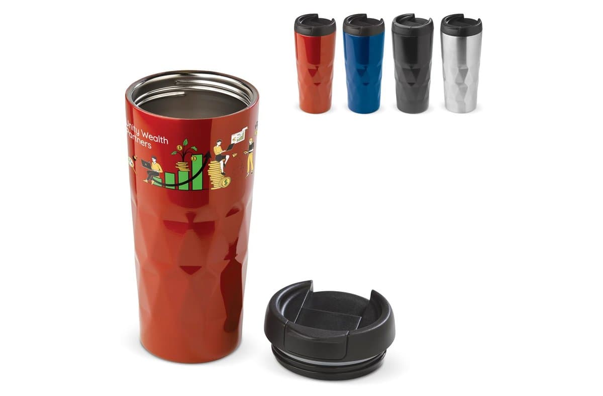 Thermo mug diamond pattern 450ml