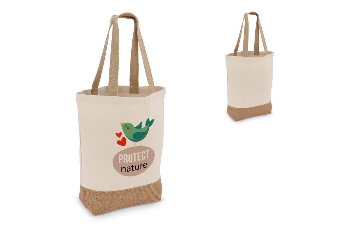 Cot/Jute bag OekoTex 41x13x41 320g
