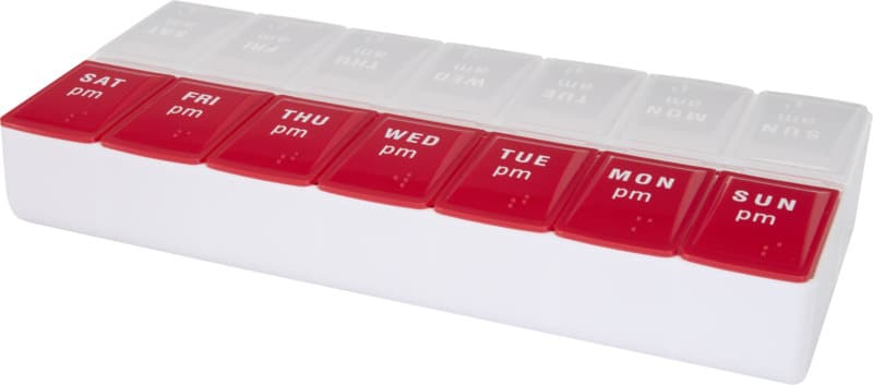 Cycle 7-day AM/PM multi-vitamin organiser